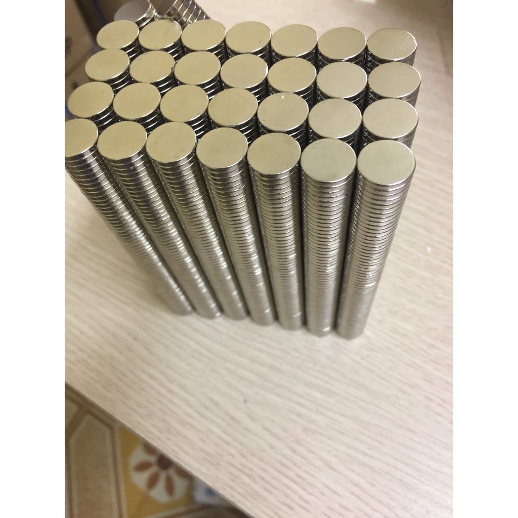 Bộ 30 viên Nam châm viên đất hiếm 12x2mm