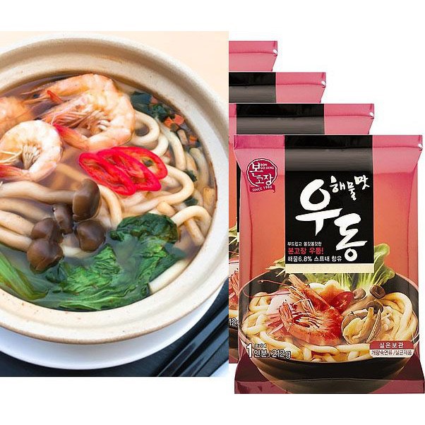 [3 Vị] Mì Udon Hanil Hàn Quốc 212g