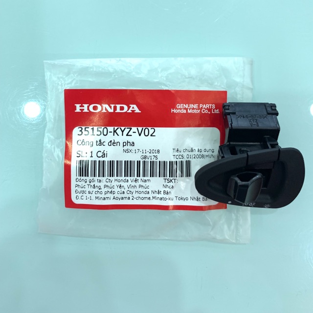 Công tắc bật tắt đèn pha honda chính hiệu
