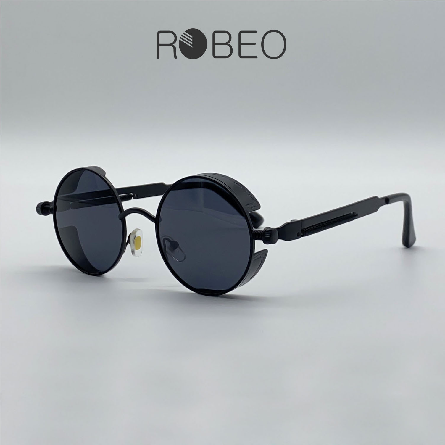 Kính mát tròn ROBEO R0400, phong cách Retro cá tính - Fullbox