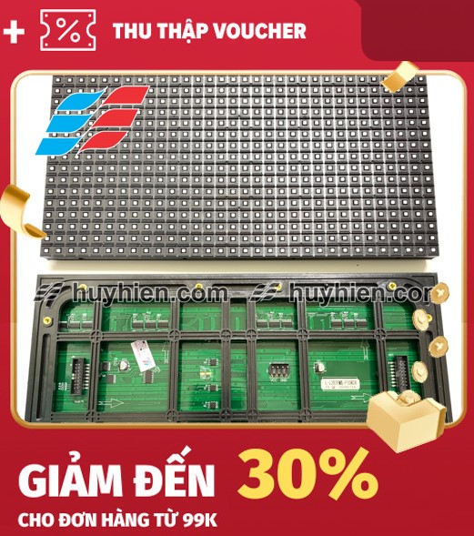 Module Led P10 LLR phun màu ngoài trời (Led P10 fullcolor outdoor) Đủ phụ kiện