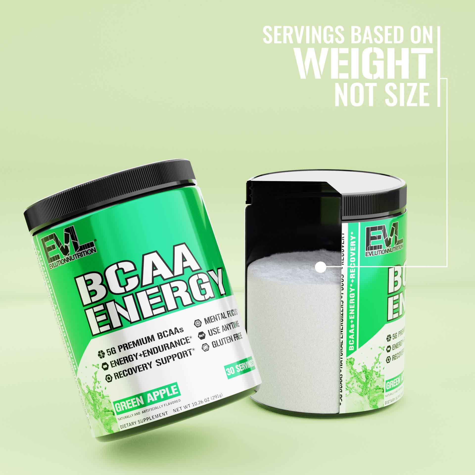 EVL BCAA ENERGY - Comprehensive Energy Supplement for Workouts (30 Servings)