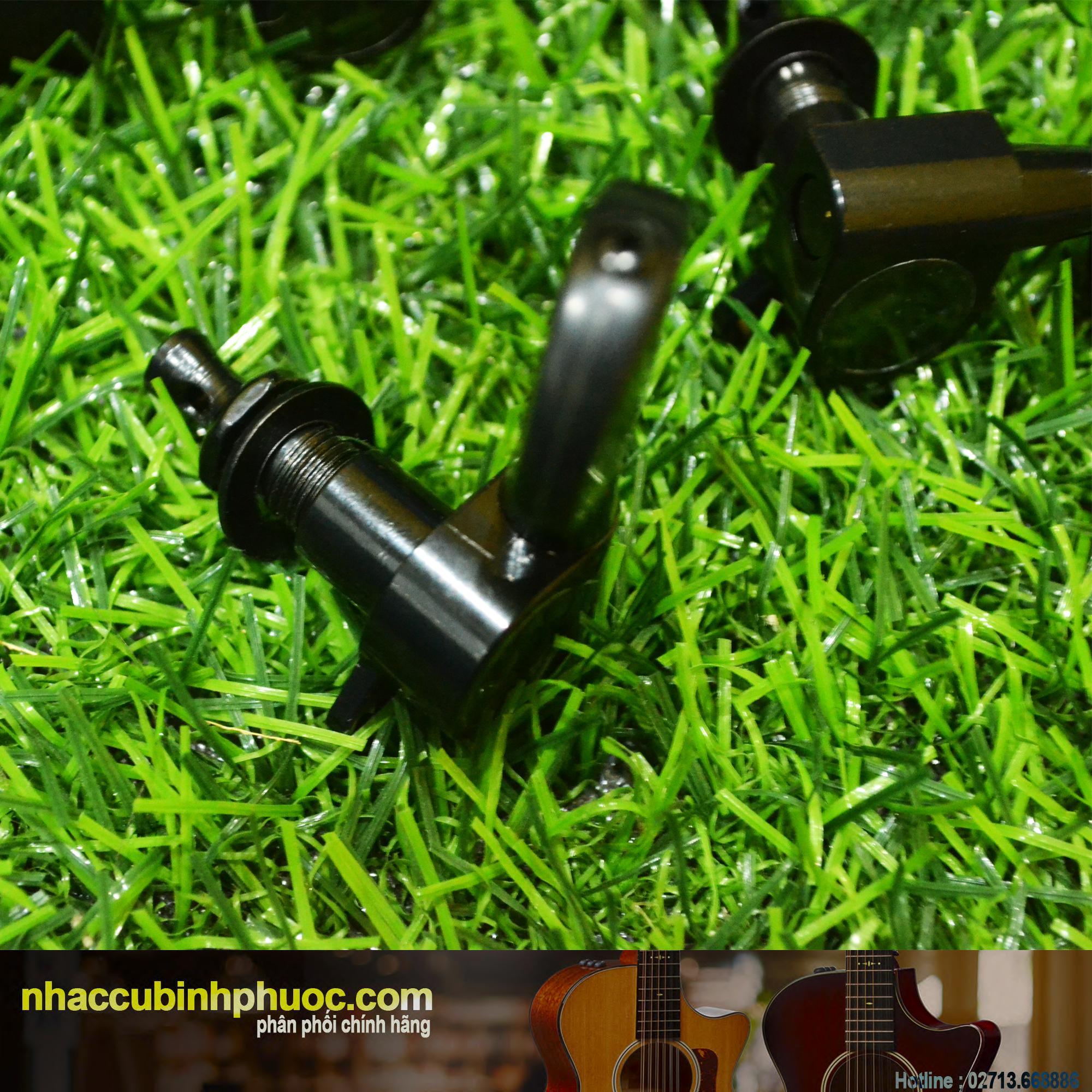Bộ khóa đàn guitar thùng ( trắng )