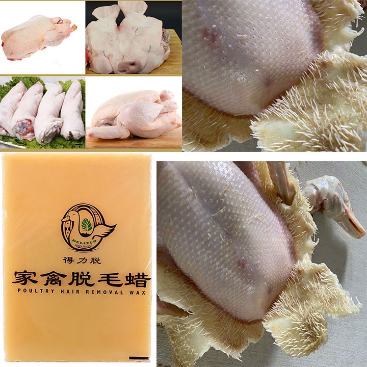 Sáp Làm Lông Gà Vịt [CHÍNH HÃNG] Sáp làm vịt Miếng 1Kg