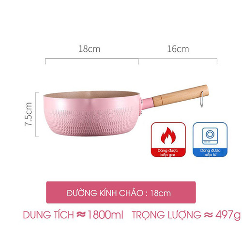 Chảo chống dính sâu lòng Mini