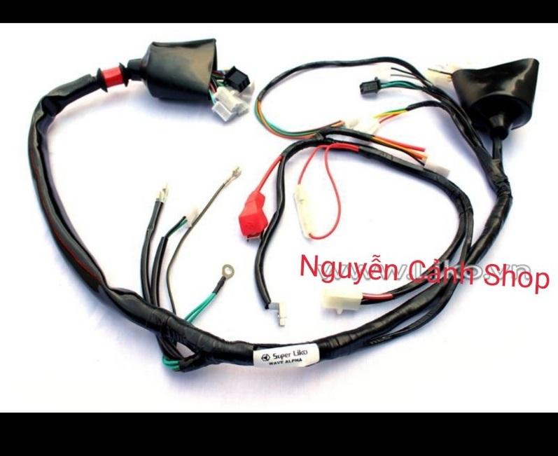 Dây điện sườn xe wave 2000-2004 xe nhật