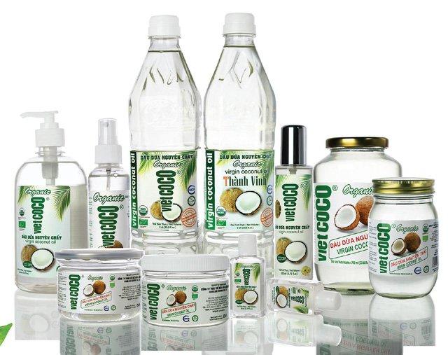 Dầu dừa hữu cơ ép lạnh Vietcoco lọ xịt 130ml