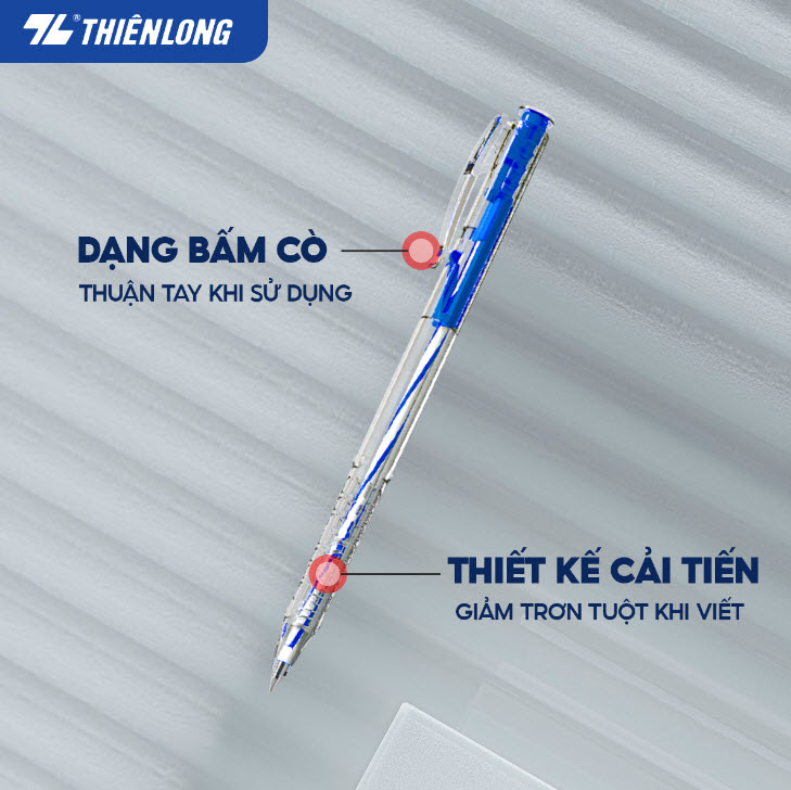 Hộp bút bi Thiên Long TL-027 (20 cây)