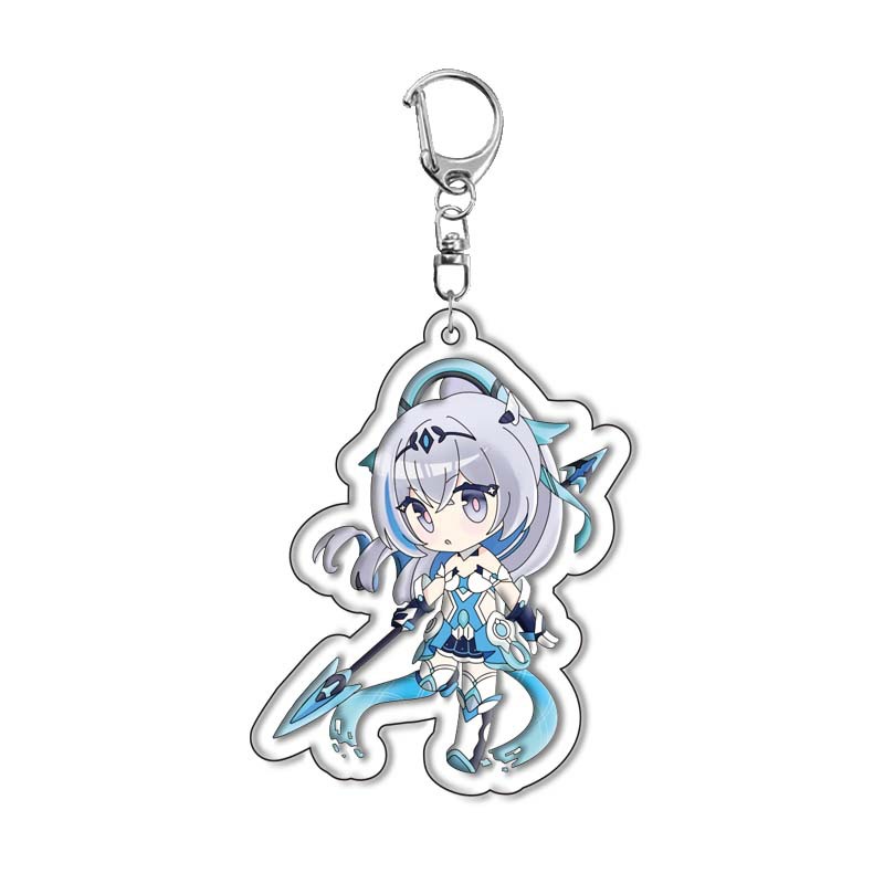 [17 mẫu] Móc khóa mica game Honkai Impact 3 (Hình in ép giữa 2 mặt mica) [T69 Shop]