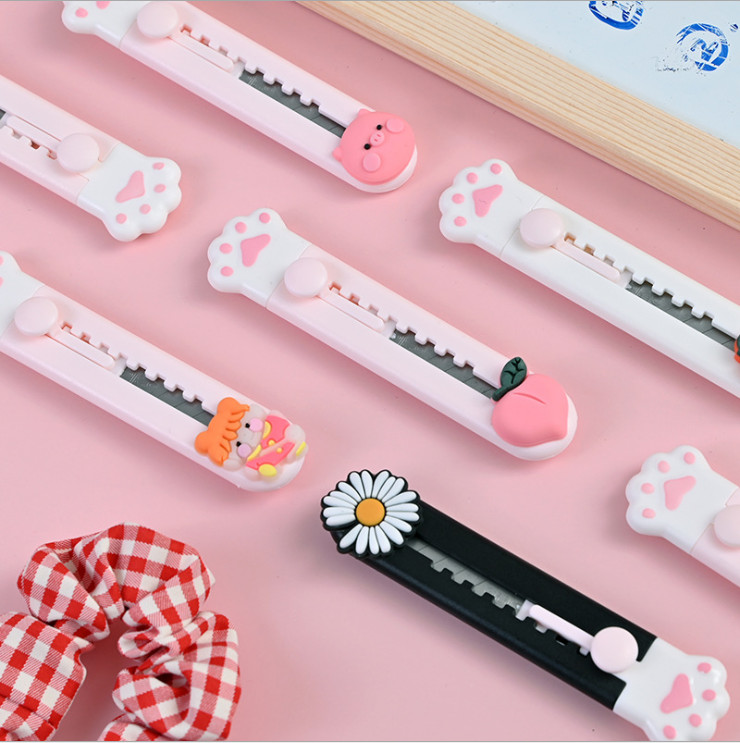 Dao rọc giấy mini tay mèo siêu dễ thương BAG U DAOMEO16 - giao ngẫu nhiên