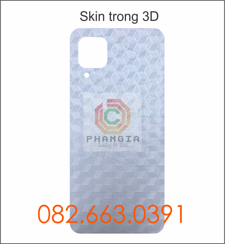 Miếng dán mặt lưng skin carbon Samsung A12