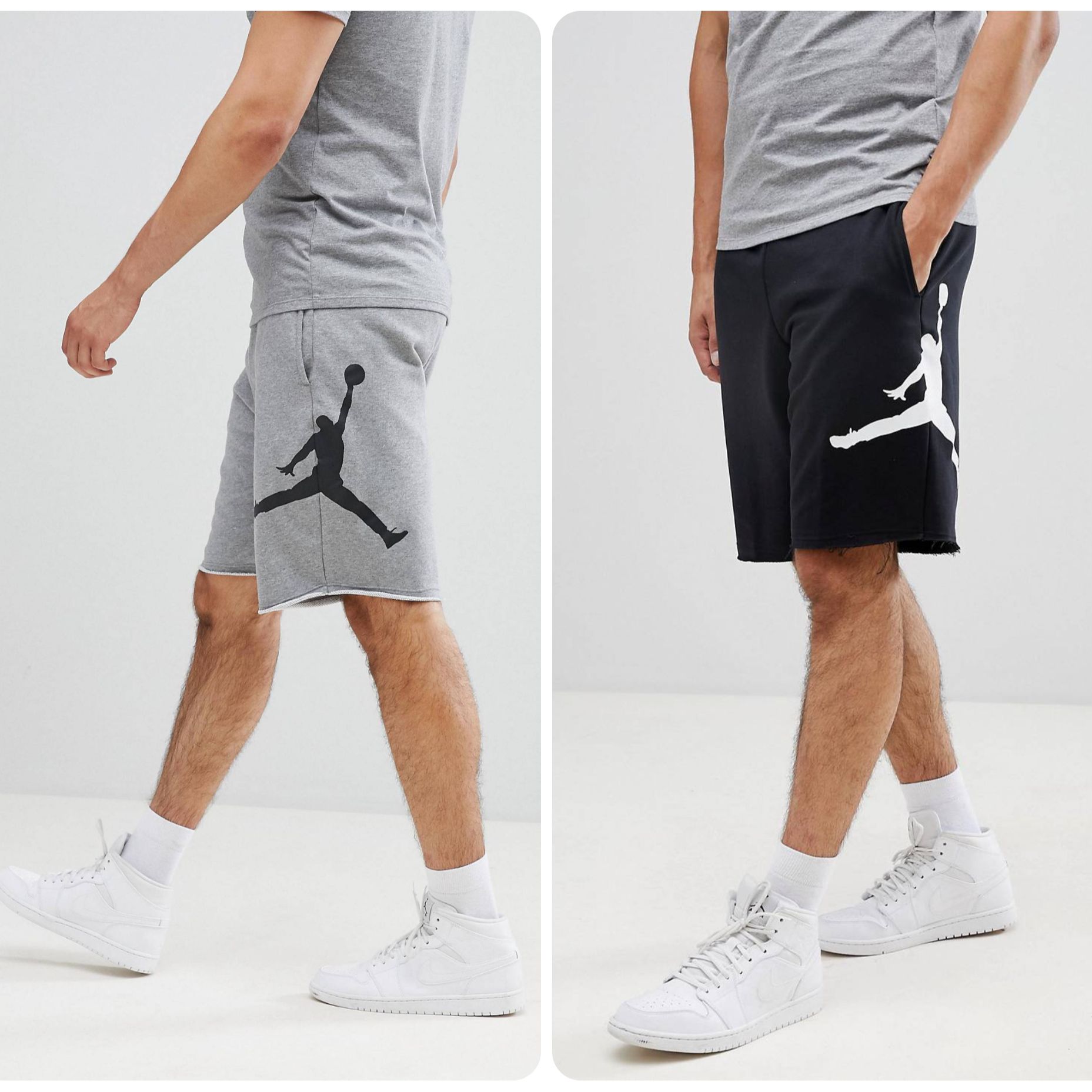 Quần Short Nam Nỉ Da Cá 100% Cotton Thấm Hút Mồ Hôi Kiểu Dáng Thời Trang Năng Động Cá Tính Túi Có Khoá Zip Logo Jordan In Nhiệt Bên Hông 269Store.com