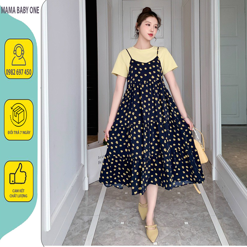 Váy Bầu Thời Trang Thiết Kế Dự Tiệc Mùa Hè 2021 Mẫu Mới Chất Lụa Hàn - Đầm  bầu | ThờiTrangNữ.vn