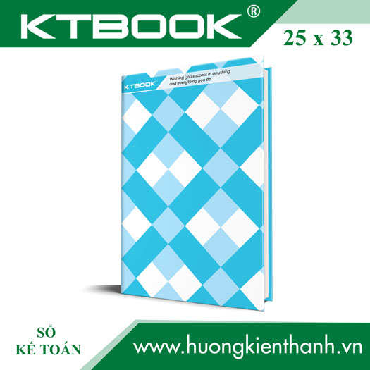 Sổ Bìa Cứng Kế Toán Caro Khổ Lớn 25 x 33 (400 trang) (1 cuốn/bộ)
