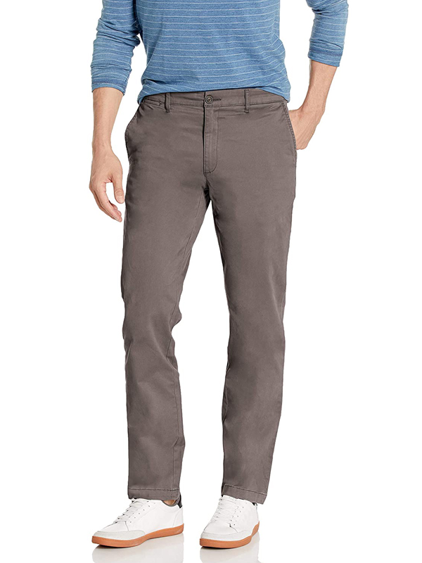 Quần kaki nam goodthreads slim-fit washed stretch chino pants grey - size 31