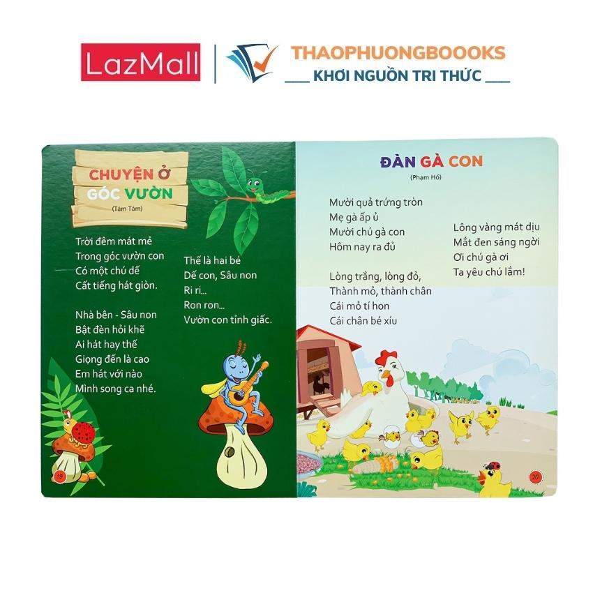 Sách - Thơ cho bé tập nói [bìa cứng]-ThaoPhuongBooks