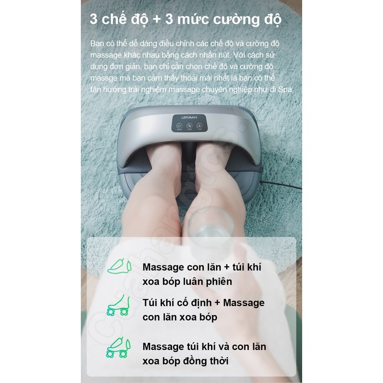 ☽  Máy massage chân LERAVAN LJF003 Xiaomi