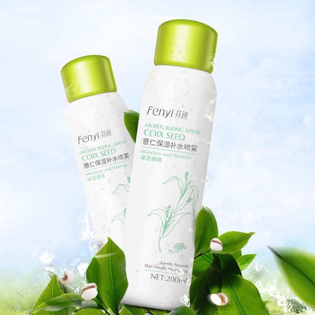 [GIẢM 5% ĐƠN 129K][HCM][Lấy mã giảm thêm 30%]Xịt Khoáng Fenyi Coix Seed Chiết Xuất Hạt Ý Dĩ 200Ml