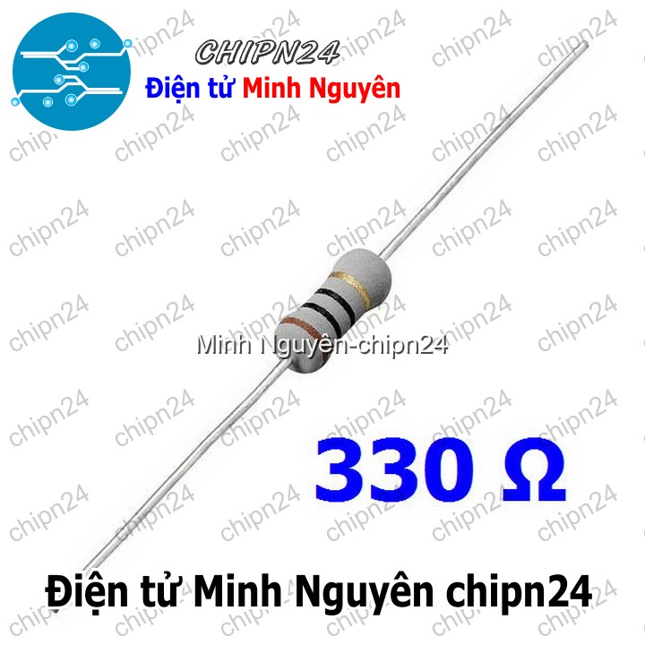 [10 con] (F352) Điện Trở 330R 1W 5% - HH004379