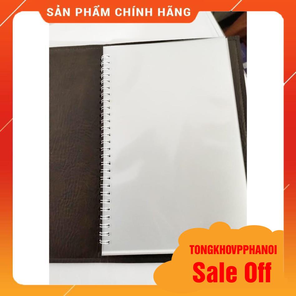 quyển menu bìa da cao cấp khổ a4