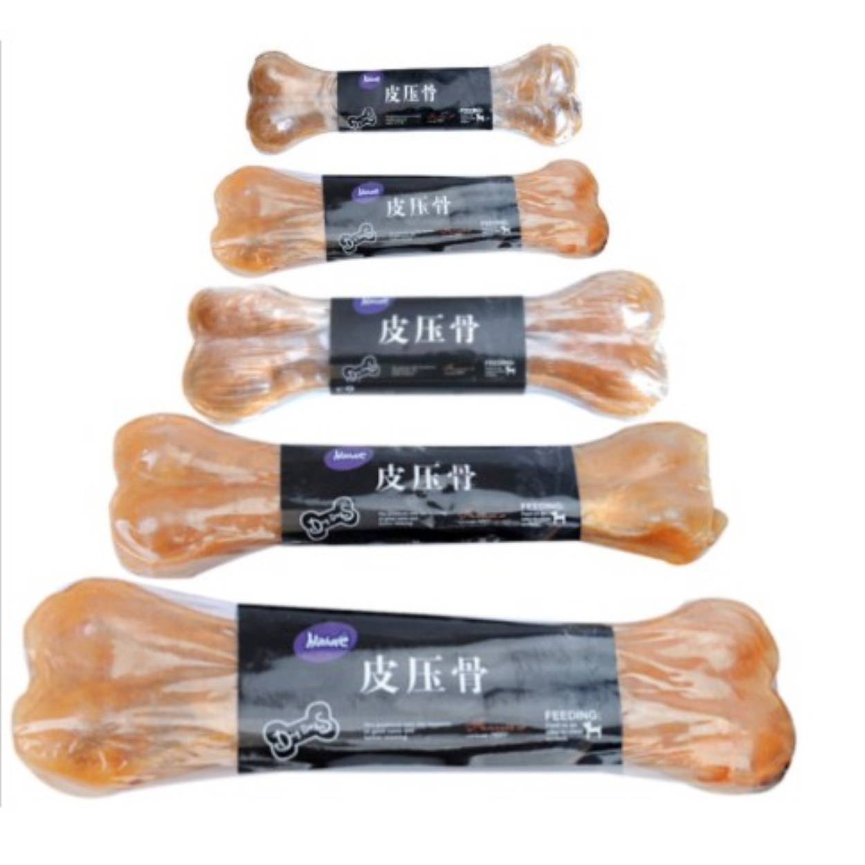 Xương da bò cho chó gặm sạch răng