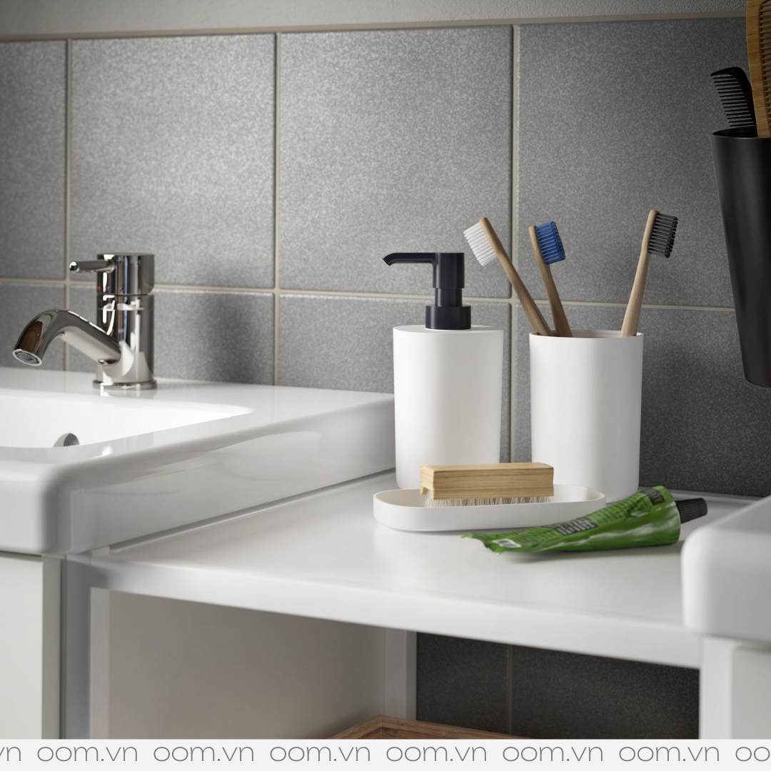 SET DỤNG CỤ PHÒNG TẮM IKEA STORAVAN