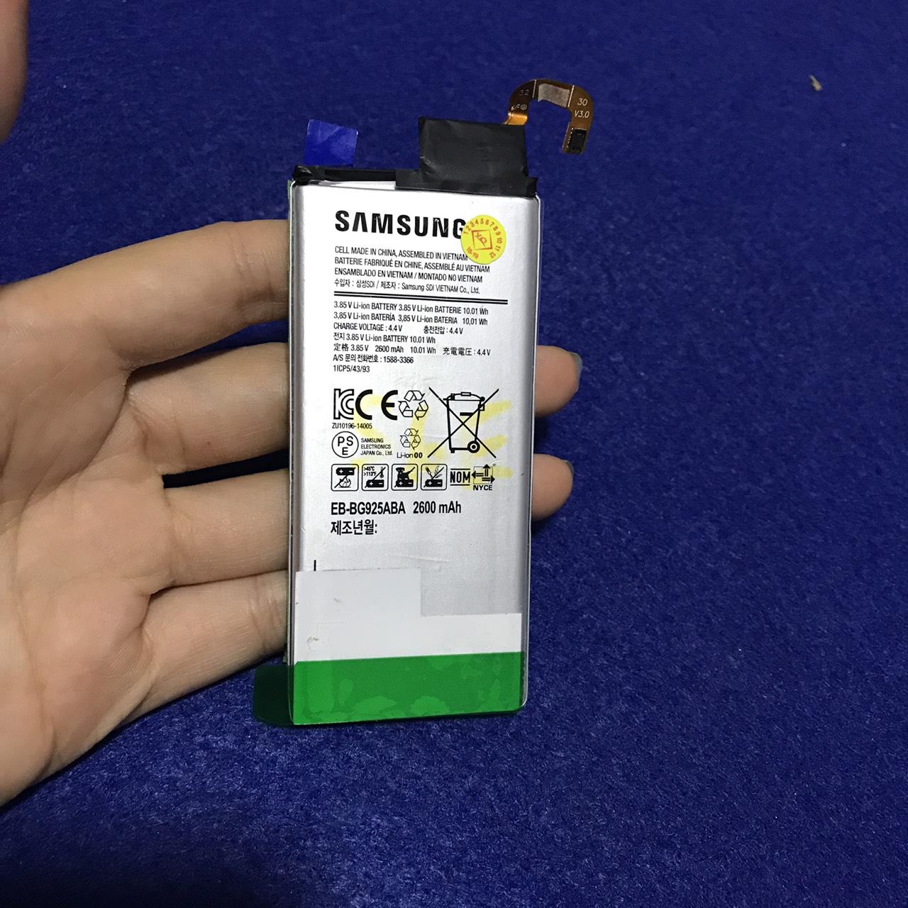 Pin Samsung S6 Edge (EB-BG925ABA / 2600Mah) zin, bảo hành 6 tháng