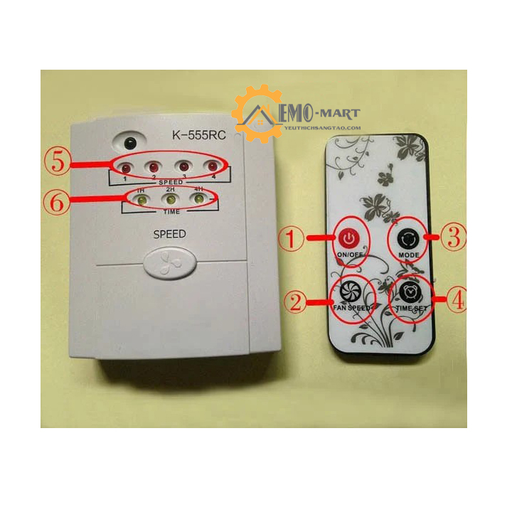 Công tắc điều khiển quạt trần v2