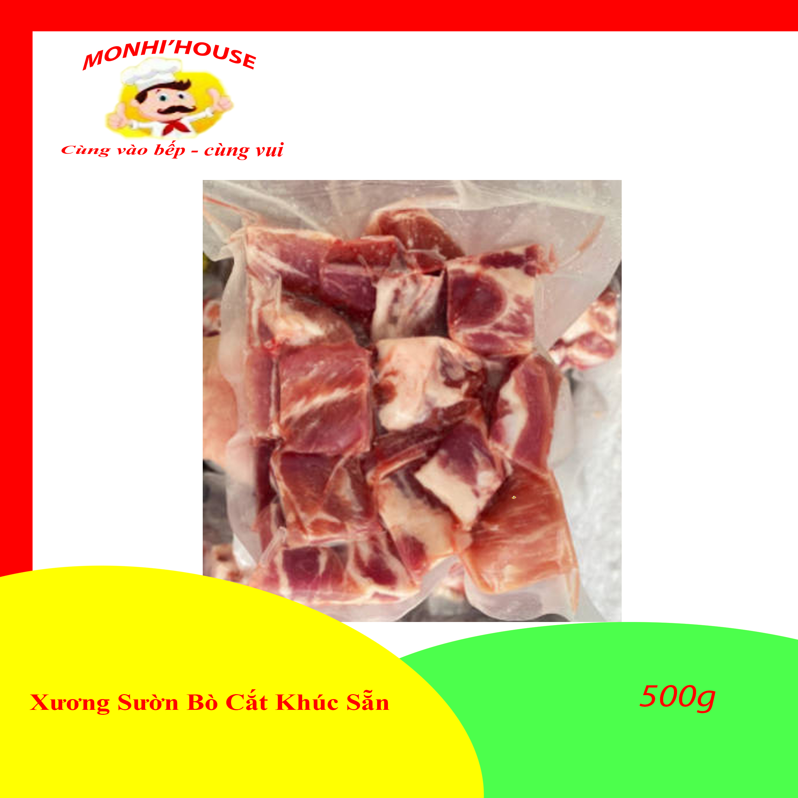 1Kg Sườn Sụn Ức (hầm, canh, nấu bún,nướng, om, ...)