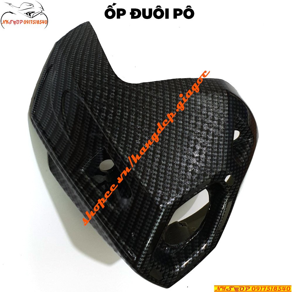 🏆 COMBO ỐP PÔ + CHỤP ĐUÔI CARBON SH 2017 - 2019 🏆