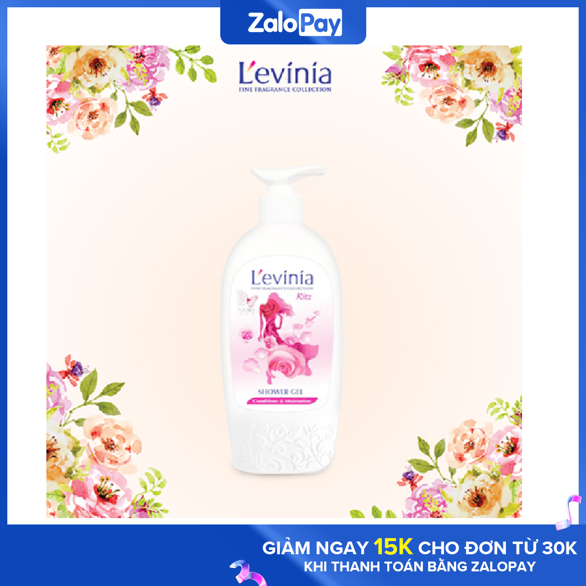 Sữa Tắm Levinia 500g Hồng - Tím (L'evinia)