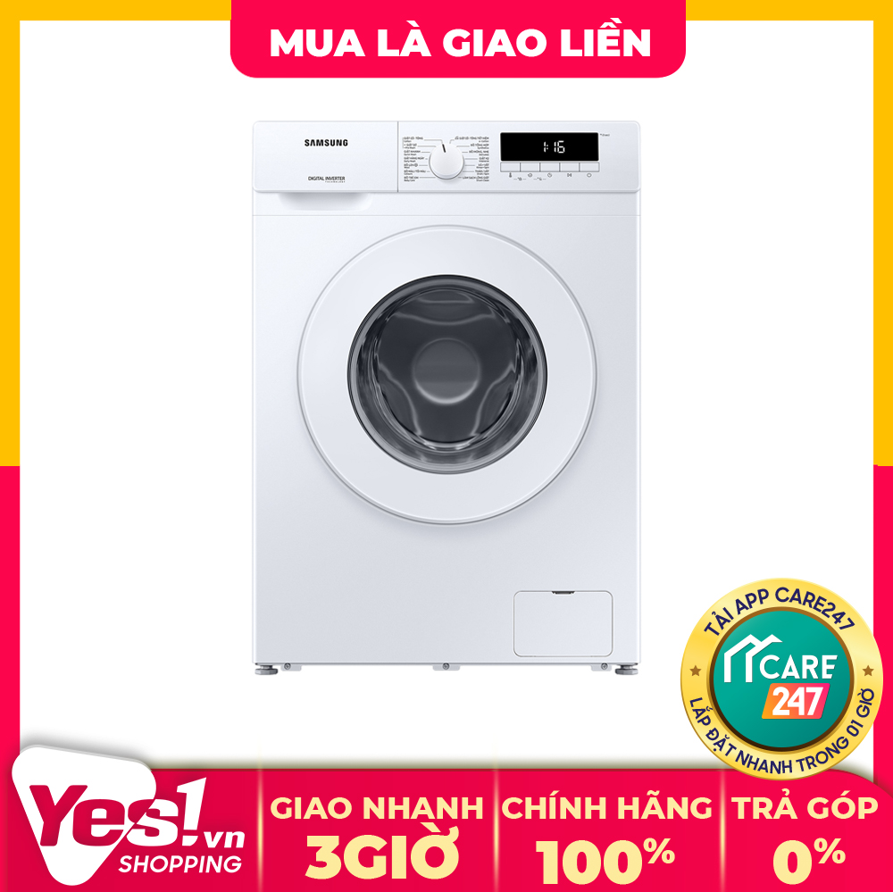 Máy giặt cửa trước Samsung Inverter 9kg WW90T3040WW/SV - Bảo hành chính hãng  - Voucher 10% lên đến 800K
