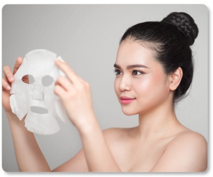 Gói 100 miếng MẶT NẠ GIẤY khô siêu mềm mịn