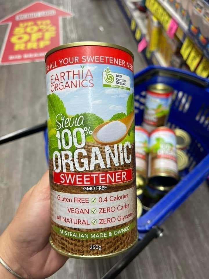 ĐƯỜNG CỎ NGỌT STEVIA ORGANIC SUGARLESS