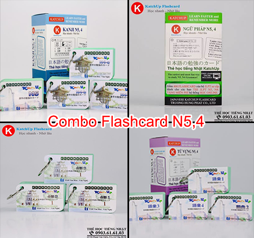 [HCM] Combo Trọn Bộ Flashcard sơ cấp tiếng nhật N5,4 (Kanji, Từ Vựng, Ngữ Pháp, Mẫu Câu Giao Tiếp)