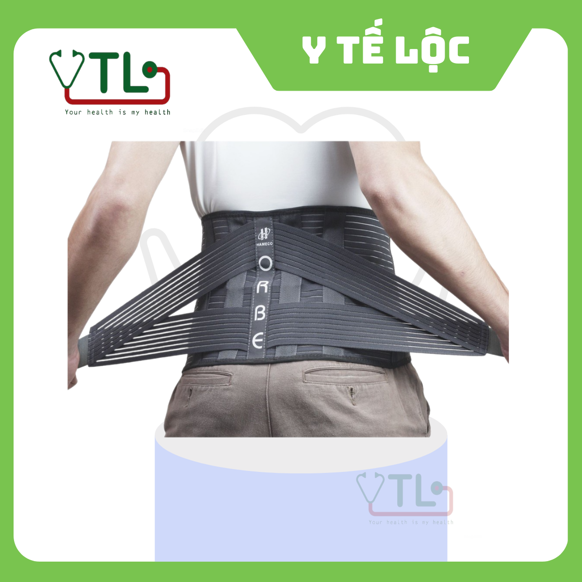 Đai thắt lưng hỗ trợ cột sống Orbe Olumba