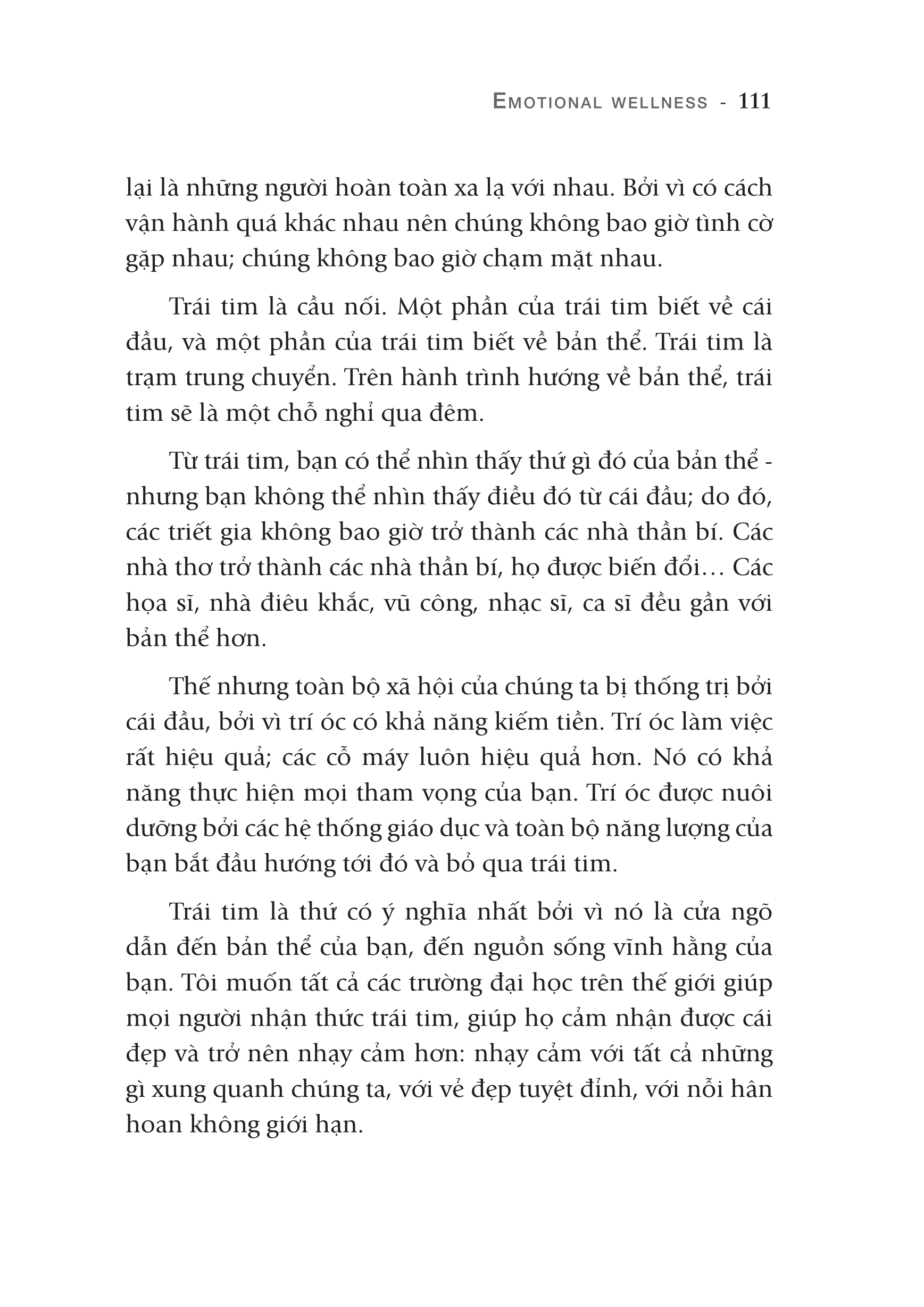 Sách - Osho - Cảm Xúc (Emotional Wellness) - FN
