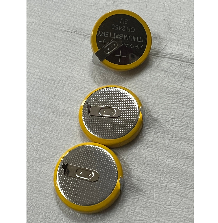 Pin nuôi nguồn CR2450 lithium 3V hàn chân