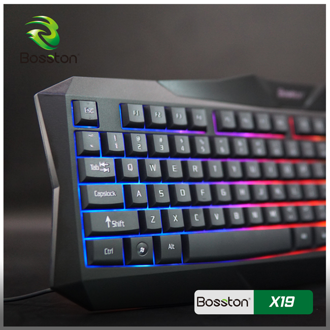 [HCM]Bàn Phím Bosston X19 Đèn Led
