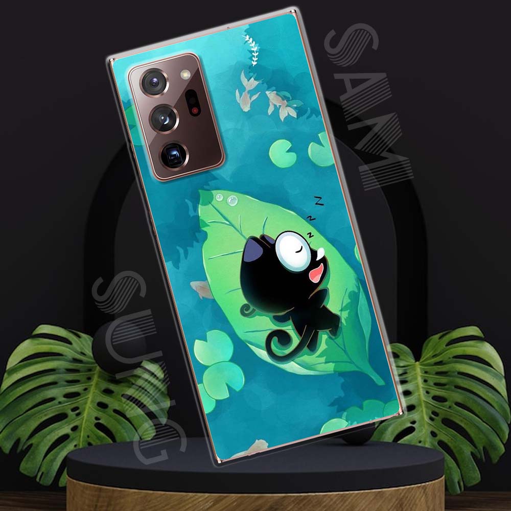 Ốp lưng Samsung Note 20 Ultra mẫu BST Mèo lười TPU