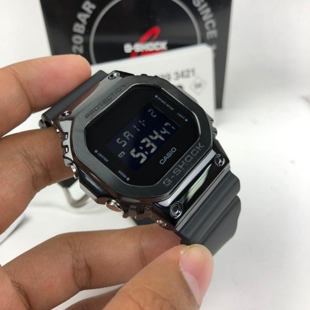 Đồng Hồ G-Shock GM-5600 Mặt Thép Cao Cấp  Đồng Hồ Thời Trang Nam Nữ - Đồng hồ Casio GShock Chống Nước , Chống Sốc, Va Đập, Bền Bỉ Với Thời Gian , Mặt Hiển Thị Kim-Số Kết Hợp, Trang Bị Chức Năng Bấm Giờ-Đo Tốc Độ