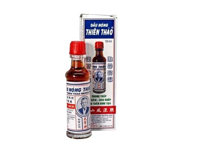 2 Chai dầu nóng Thiên Thảo 10ml