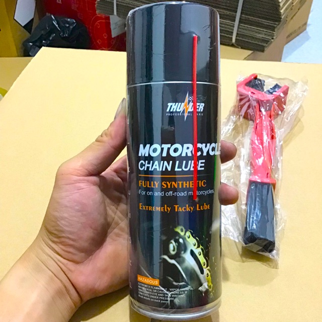 Xịt dưỡng sên Thunder Fully Synthetic không văng 400ml