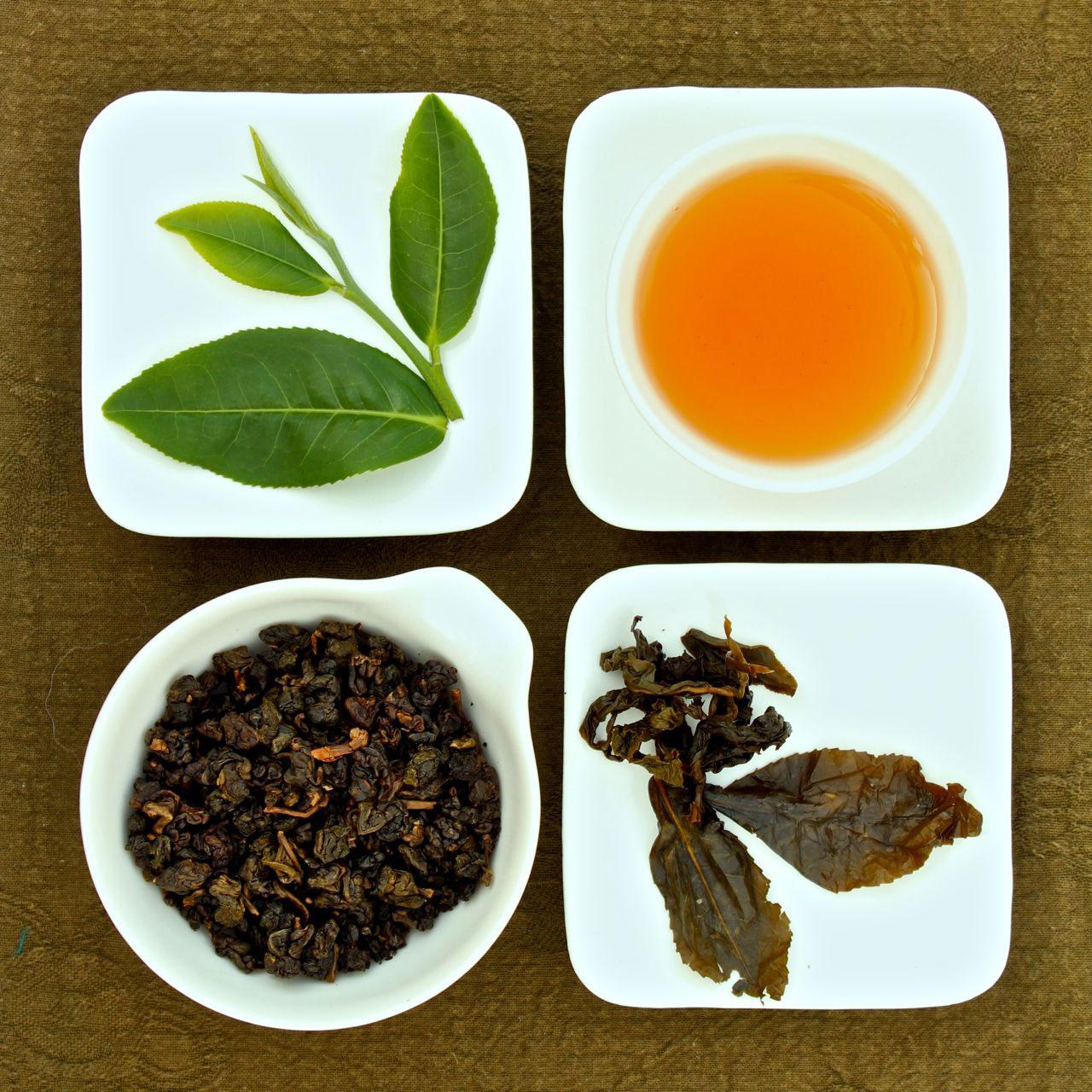Trà Ôlong (Oolong) Sữa Thượng Hạng Mộc Sơn nguyên búp trà Olong được chọn lọc | Nước Trà sáng đep