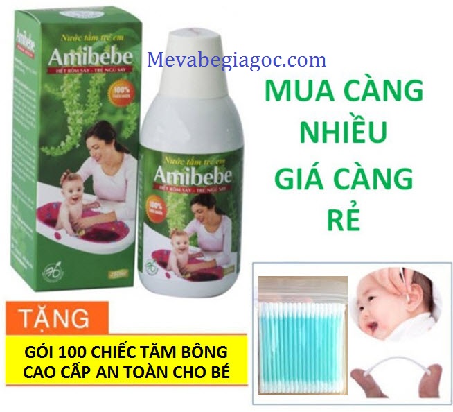 Nước tắm trẻ em amibebe - hàng việt nam chất lượng cao nam0