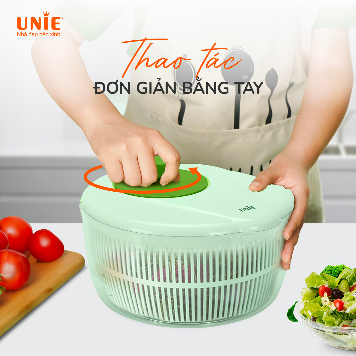 Rổ quay rau ly tâm Unie US5200