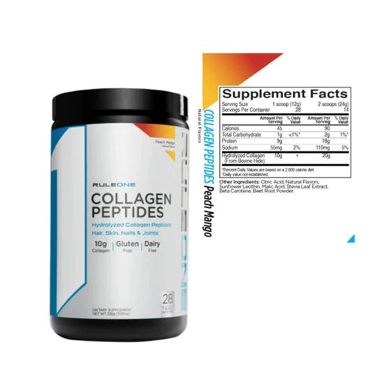 Thực phẩm bổ sung Rule 1 Collagen Peptides 28 servings (330g)