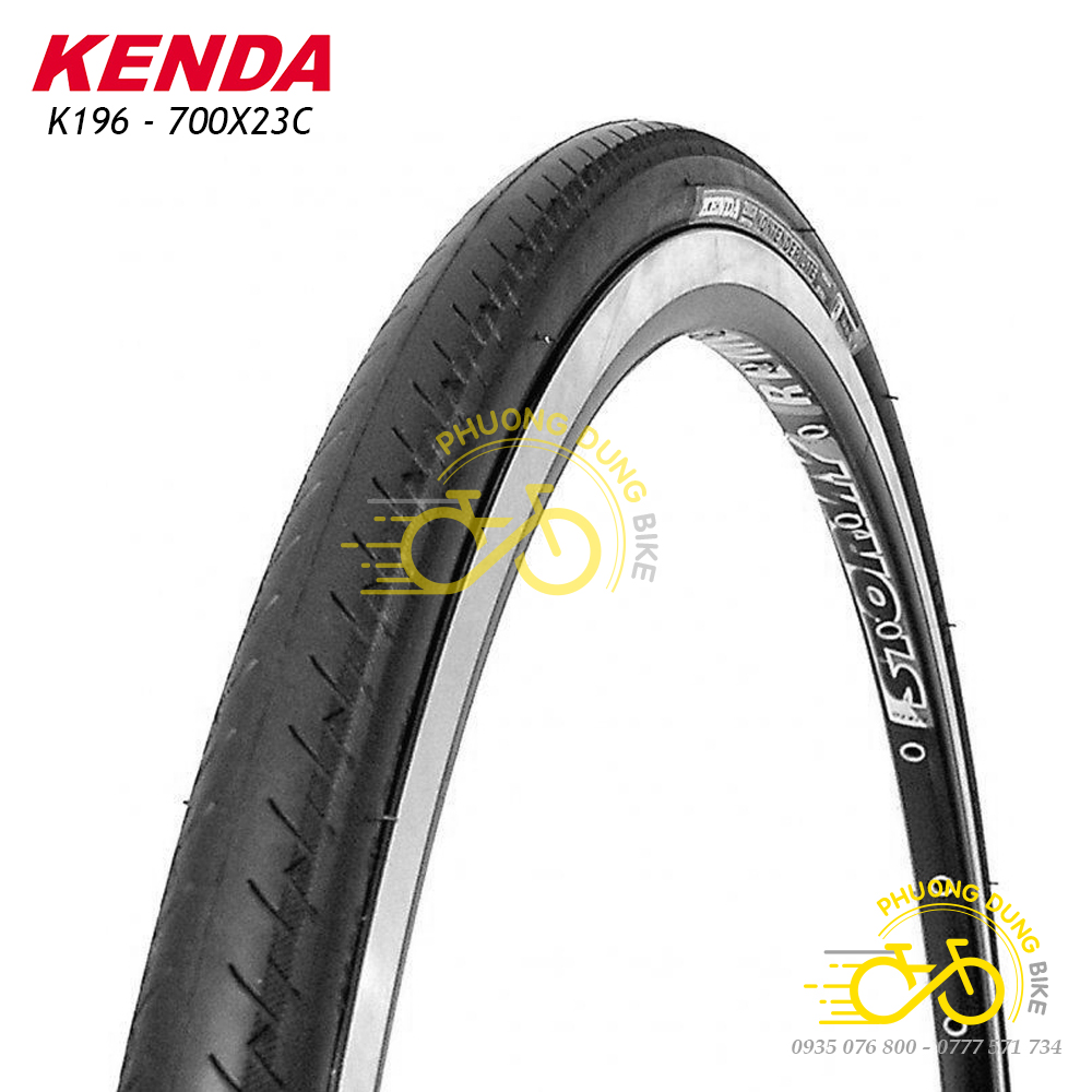 Lốp (Vỏ) xe đạp KENDA VN K196 700x23C - 1 Cái