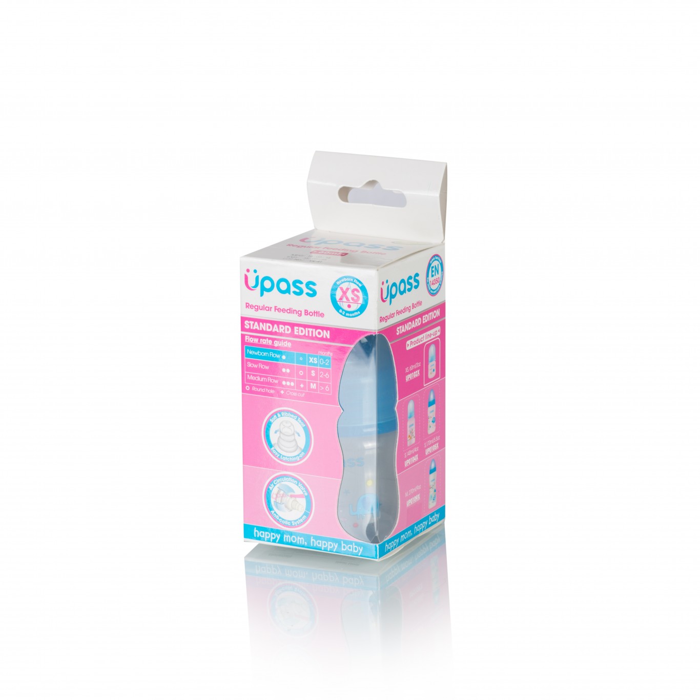 Bình Sữa Cổ Thường 60ml UP0102X