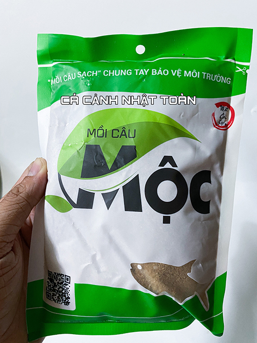 "hoàn tiền đến 10%" mồi câu cá mộc xanh lá câu cá rô phi,điêu hồng,chép 200g
